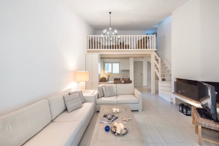Living room seating area