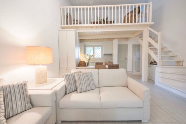 Living room seating area