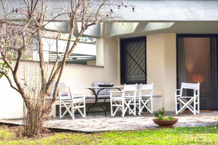 Outdoor seating area