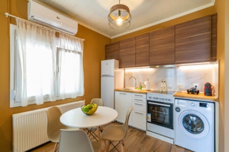 Kitchen and dining area