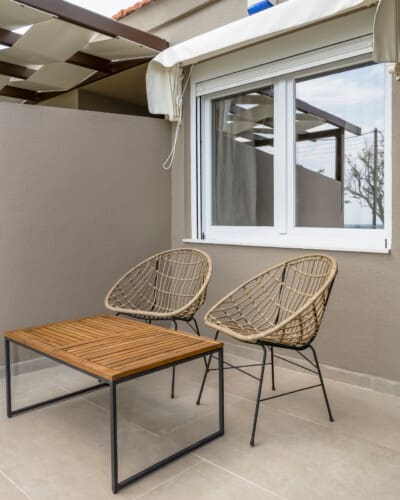 Veranda seating area