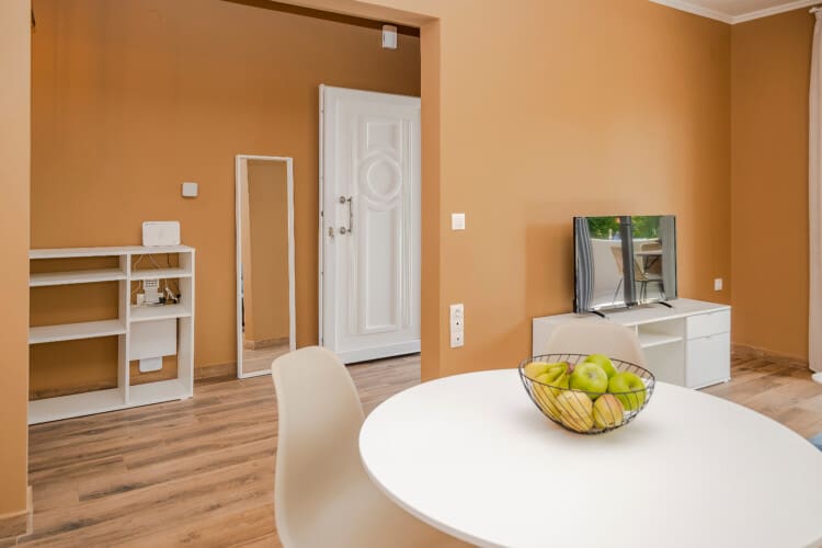 Living room and main entrance