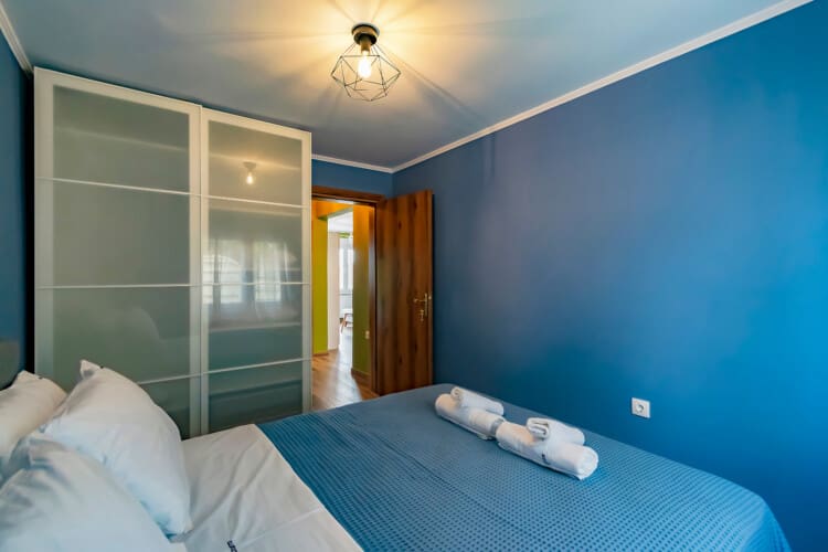 Bedroom with spacious closet