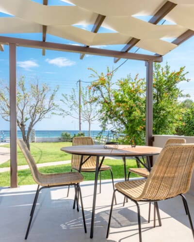 Veranda seating area