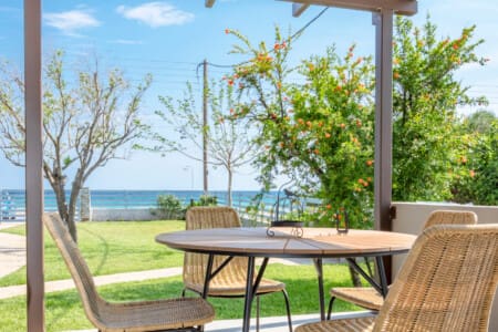 Veranda seating area