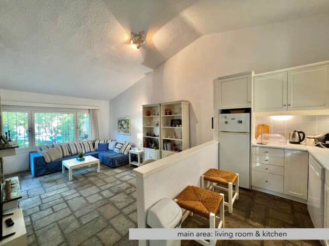 Kitchen and living room