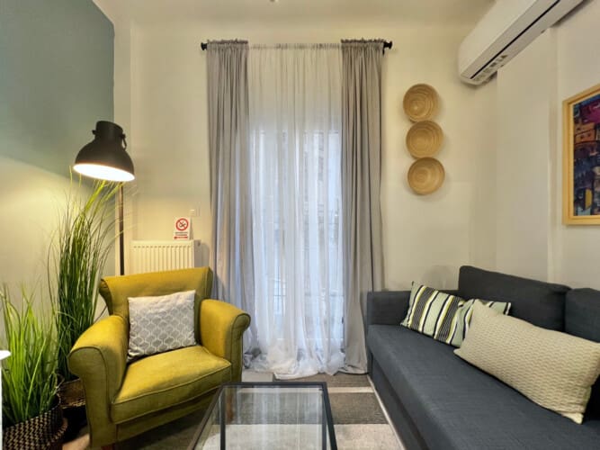 Living room seating area