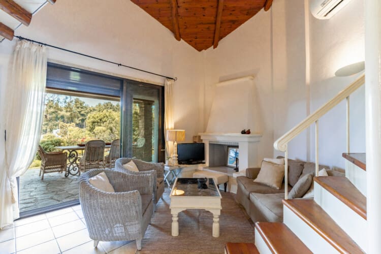 Living room seating area