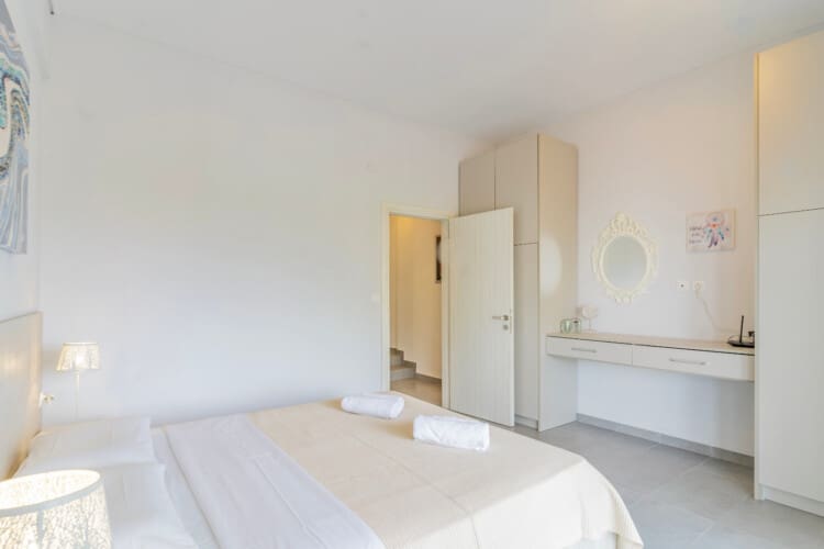 Bedroom with working space