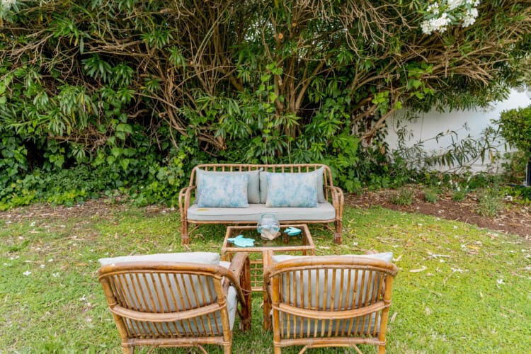 Outdoor seating area