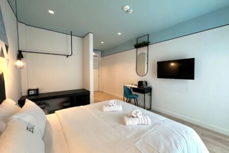 Bedroom and working space