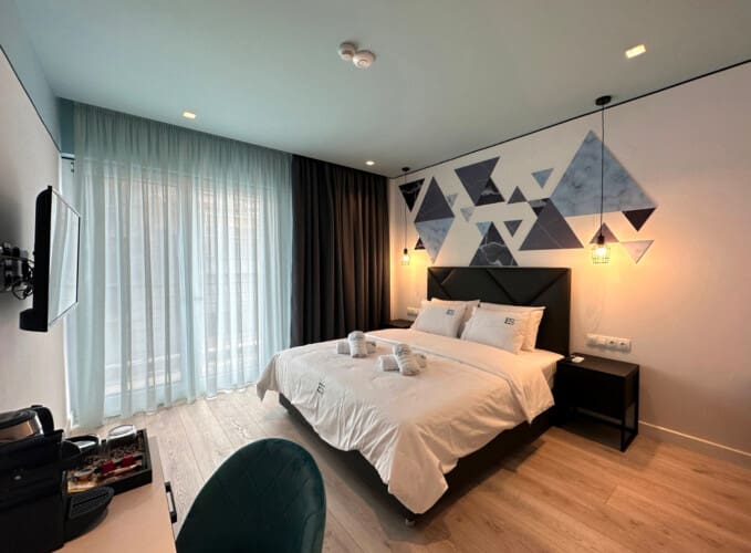 Bedroom and working space