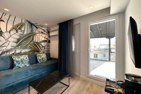 Living room seating area