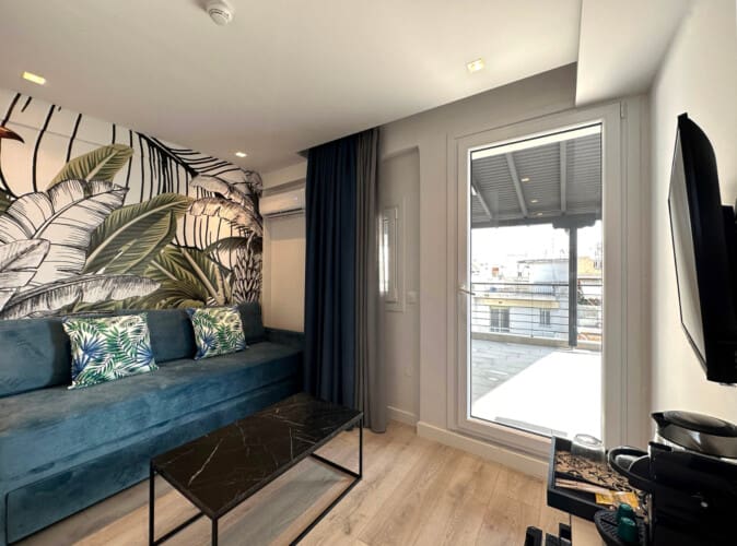 Living room seating area