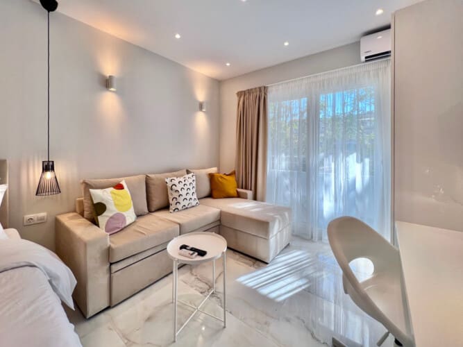 Living room seating area