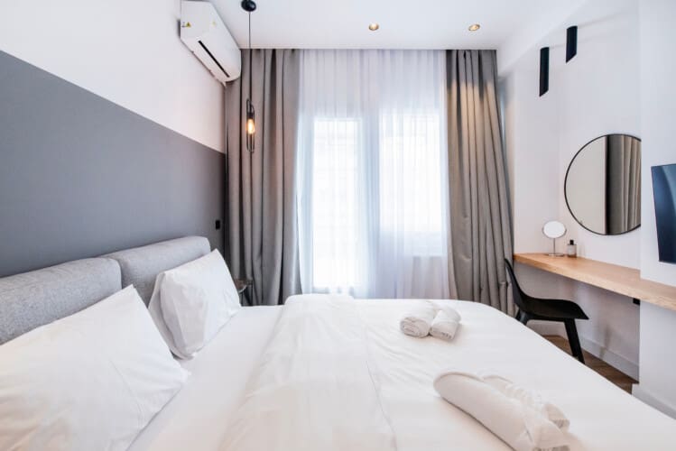 Bedroom and working space