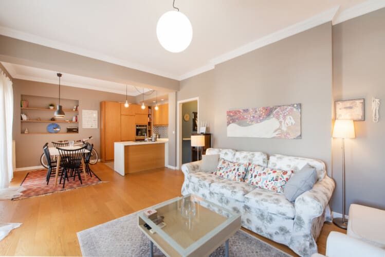 Living room seating area