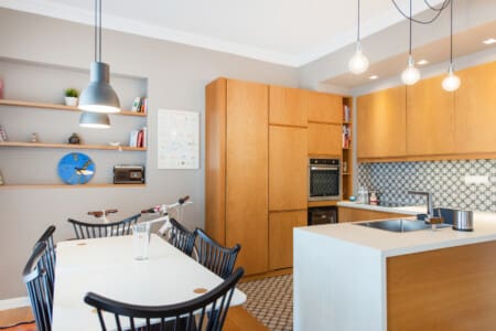 Kitchen and dining area