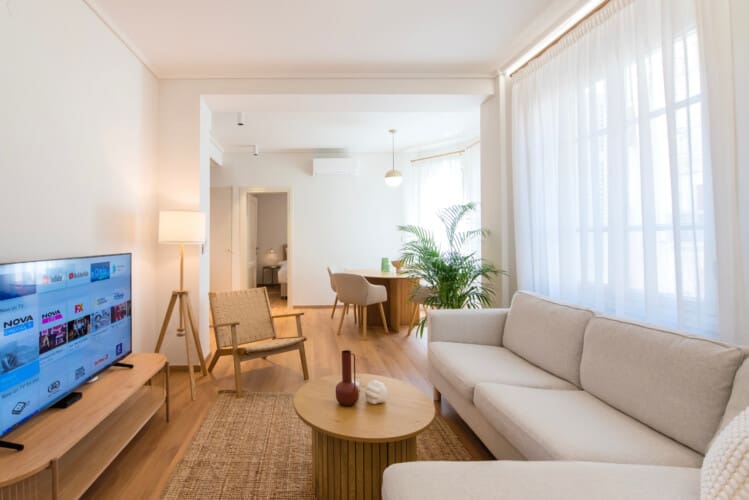 Living room seating area