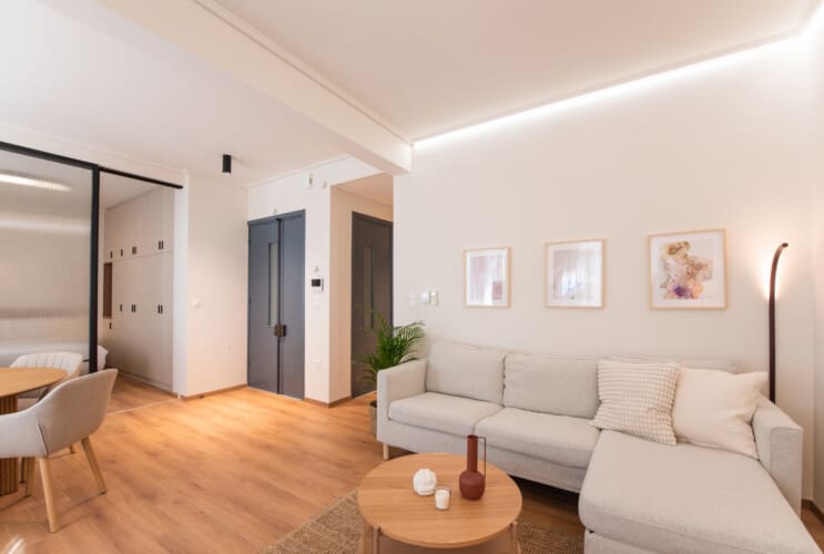 Living room seating area