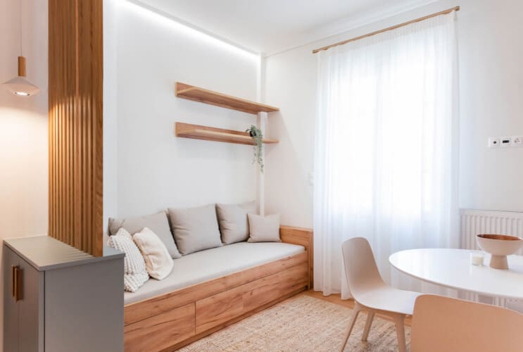 Living room seating area