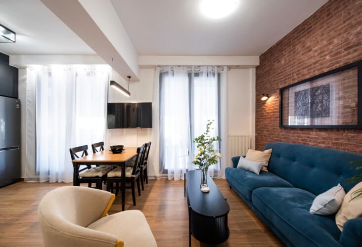 Living room seating area