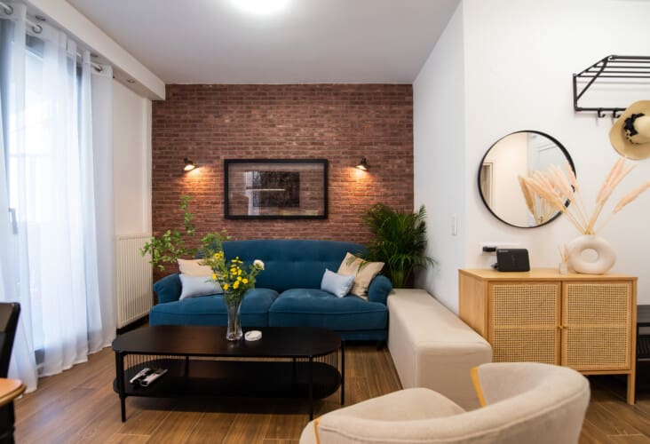 Living room seating area