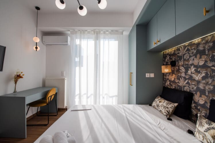 Bedroom and working space