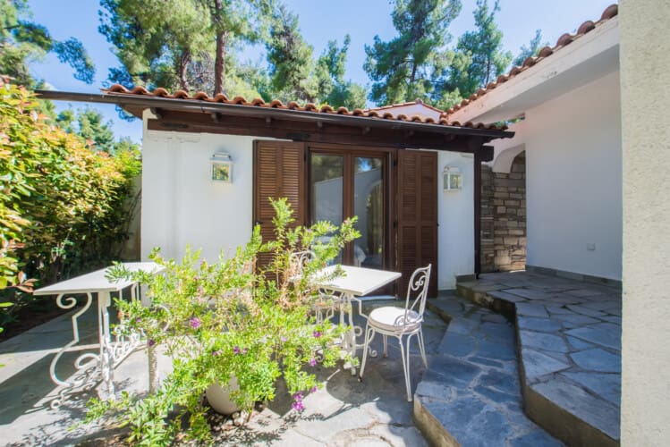 Outdoor seating area