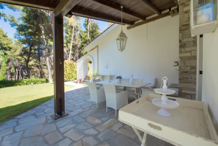 Outdoor seating area