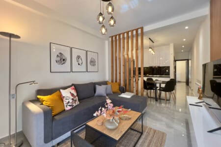 Living room seating area