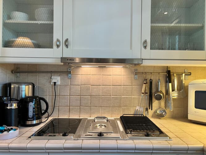 Fully equipped kitchen