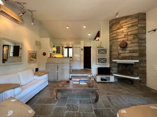 Living room and kitchen