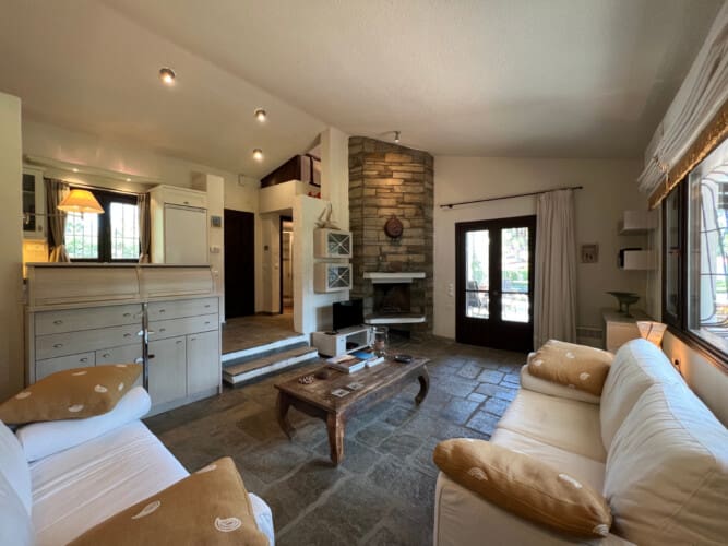 Living room seating area