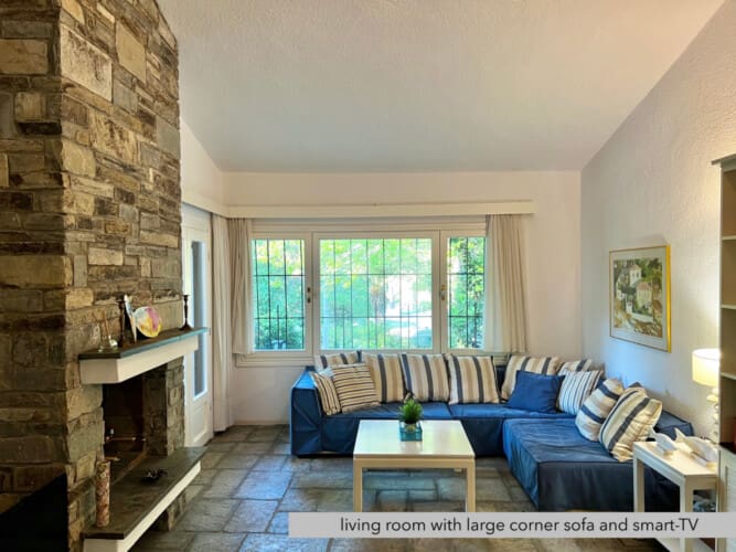 Living room seating area