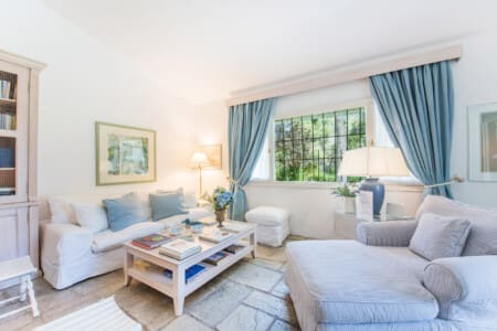 Living room seating area