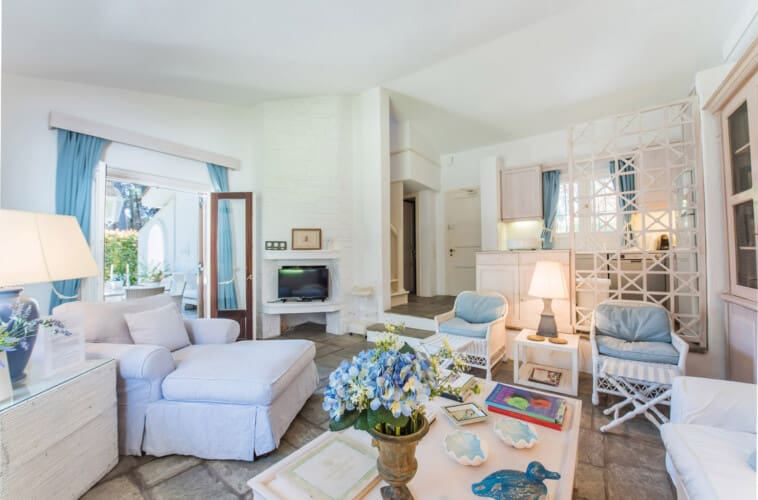 Living room seating area