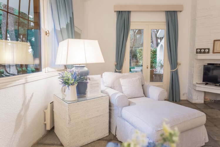 Living room seating area