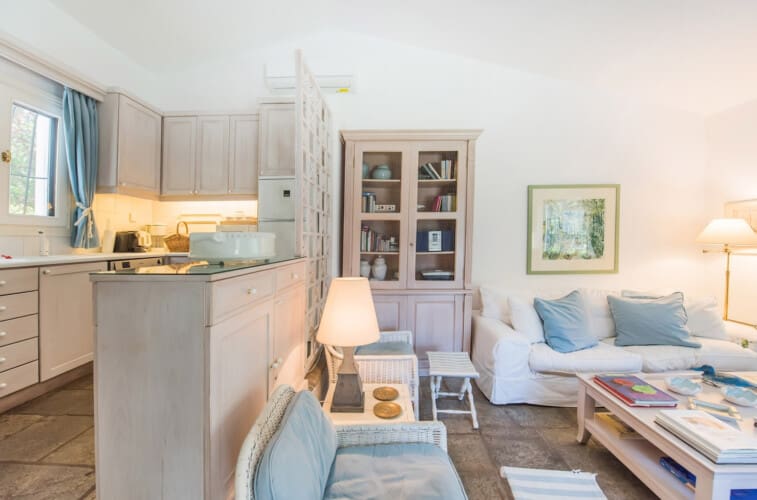 Living room and kitchen