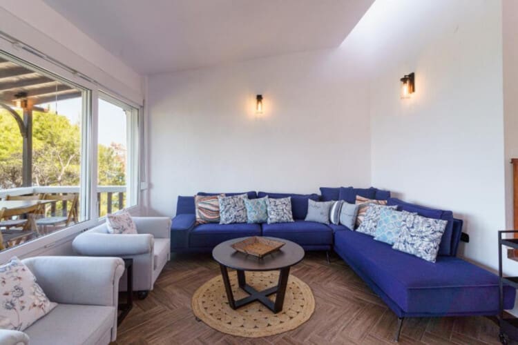 Living room seating area