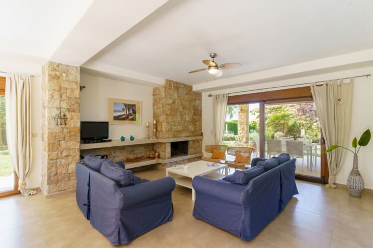 Living room seating area