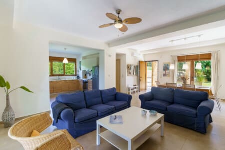 Living room seating area