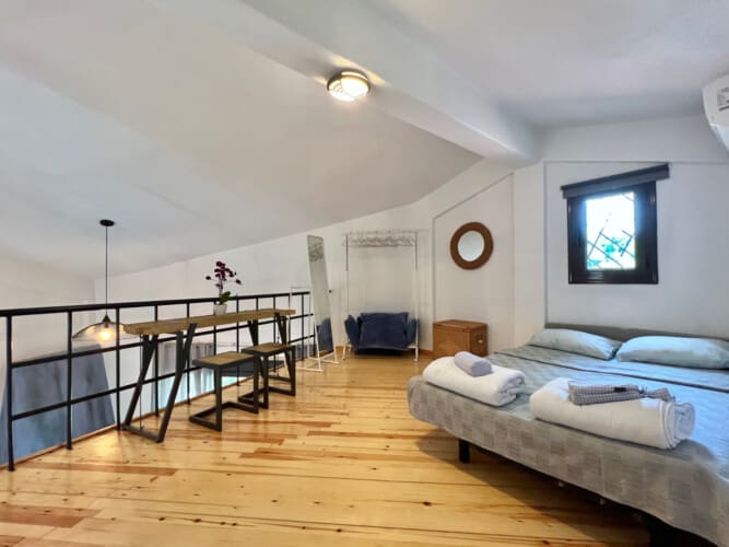 Second living room with sofa bed