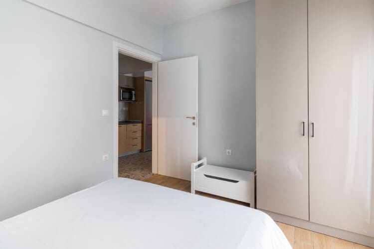 Master bedroom with closet