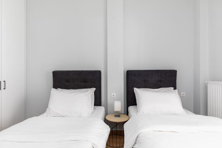 Second bedroom with two single beds