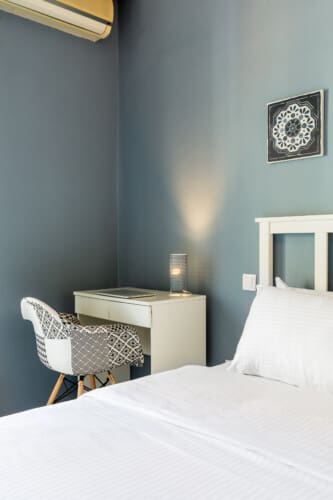 Master bedroom with work space