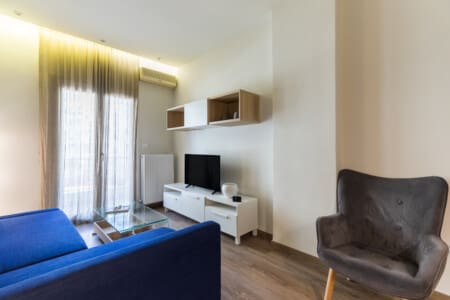 Living room with TV
