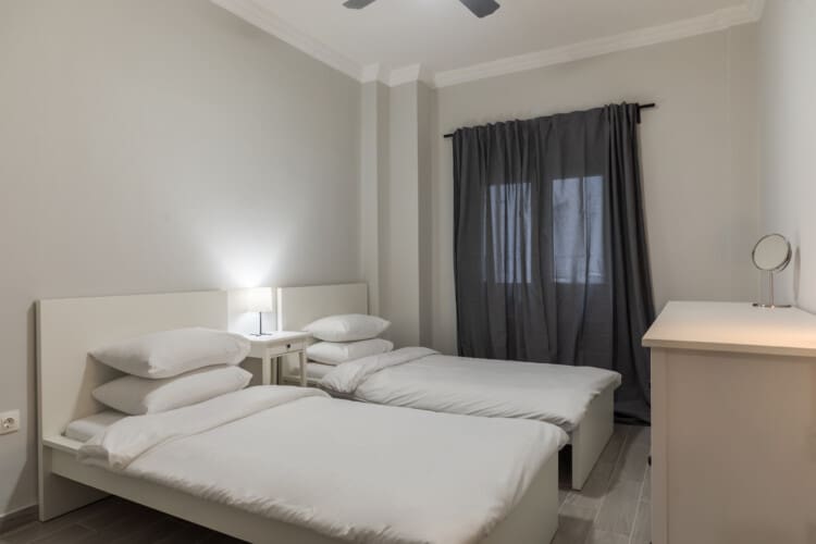 Second bedroom with single beds