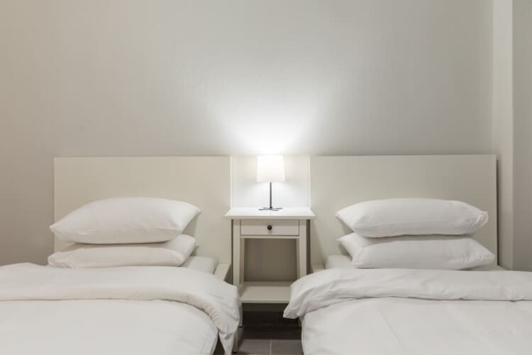 Second bedroom with single beds