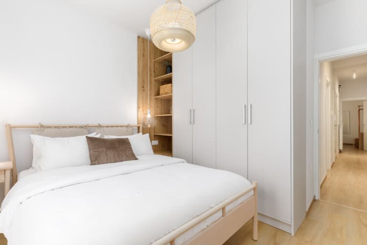 Bedroom with closet